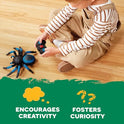 Terra by Battat – Remote Control Tarantula for Kids with LED Eyes – Realistic Spider Toy with Moving Legs, Fast Speed & 360° Spin – Blue RC Animal