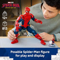 LEGO Marvel Spider-Man Hero Figure - Super Hero Building Toy for Boys & Girls, Ages 12+ - Posable Kids Bedroom, Bookshelf or Desk Decor - Gift for