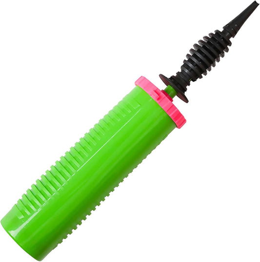 Balloon Pump Handheld Two-Way Dual Action - Hand Blower Air Pumper for Balloons - Ballon Inflator Pumping - Manual Baloon Inflators Machine (Green 1
