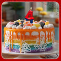 Spider Themed Birthday Candles Number 4 Red Blue Spider Web Themed Cake Topper Candle Party Decoration Birthday Party Celebrations Supplies Favors