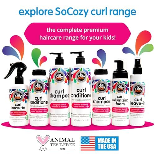So Cozy Detangler & Leave In Conditioner Spray - Hair Detangler Spray for Kids - Paraben-Free Leave In Hair Conditioner & Detangling Spray for Frizzy