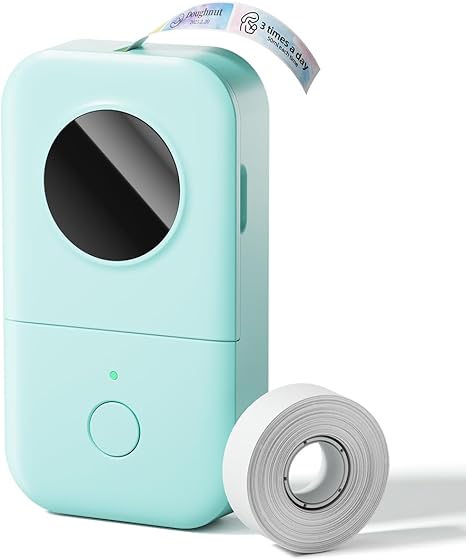 Phomemo Label Maker, D30 Portable Bluetooth Mini Label Printer Machine, Smartphone Handheld Thermal Sticker Small Labeler Multiple Templates Fonts
