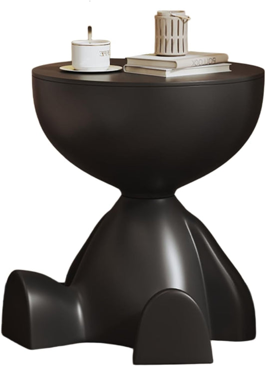 Mini Circle Side Table, Small Modern Bowl-Shaped Coffee Table, Sofa End Table Nightstand , Modern Bedside Home Decor for Living Room, Bedroom，Living