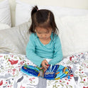 Melissa & Doug K's Kids Itsy-Bitsy Spider 8-Page Soft Activity Book for Babies and Toddlers - Cloth Baby Book And Sensory Toy With Textures To Grasp