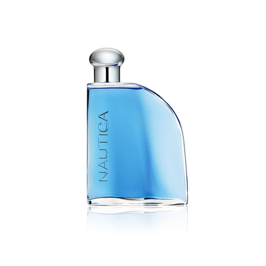 Nautica Blue Eau de Toilette 3.4 fl oz (Pack of 1), Notes of Basil, Jasmine, and Cedarwood, Men's Fragrance, Long Lasting, Everyday Fragrance, Travel