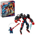 LEGO Marvel Miles Morales Mech vs. Spider-Man 2099 Building Toy for Boys & Girls - Poseable Super Hero Mech & 2 Marvel Minifigures for Kids & Fans