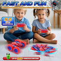 Spider Remote Control Cars for Boys 4-7, 360° Spinning RC Stunt Car with 2 Batteries Cool Lights Toys Birthday Gift for Boys 4 5 6 7 8 9 10 11 12