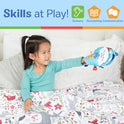 Melissa & Doug K's Kids Itsy-Bitsy Spider 8-Page Soft Activity Book for Babies and Toddlers - Cloth Baby Book And Sensory Toy With Textures To Grasp