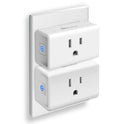 Kasa Smart Plug Ultra Mini 15A, Smart Home Wi-Fi Outlet Works with Alexa, Google Home & IFTTT, No Hub Required, UL Certified, 2.4G WiFi Only, 2 Count