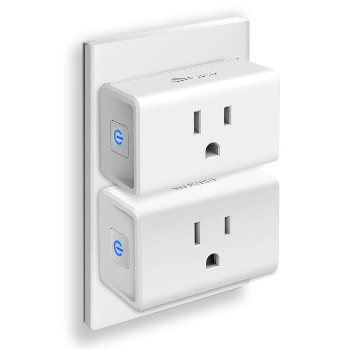 Kasa Smart Plug Ultra Mini 15A, Smart Home Wi-Fi Outlet Works with Alexa, Google Home & IFTTT, No Hub Required, UL Certified, 2.4G WiFi Only, 2 Count