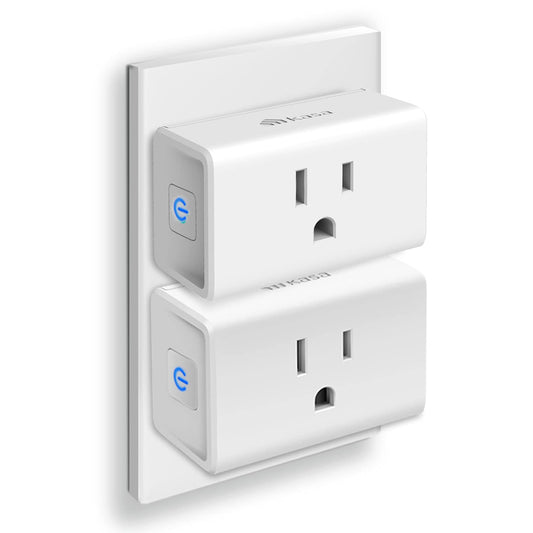 Kasa Smart Plug Ultra Mini 15A, Smart Home Wi-Fi Outlet Works with Alexa, Google Home & IFTTT, No Hub Required, UL Certified, 2.4G WiFi Only, 2 Count