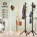 Coat Rack, Freestanding Coat Rack with 8 Hooks and 3 Adjustable Size Tree Coat Racks for Bedroom, Hallway, Entrance, Office, for Hats, Coats