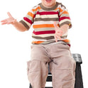 ACSTEP Folding Step Stool 9'' Tall Kids Step Stool Holds Up to 300 lb Plastic Foldable Step Stools for Kids Non-Slip Surface with Carry Handle