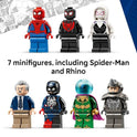 LEGO Marvel Spider-Man vs. Mysterio: The Daily Bugle Building Toy - Pretend Play Set with 7 Minifigures & Rhino Mech - Super Hero Toy for Boys