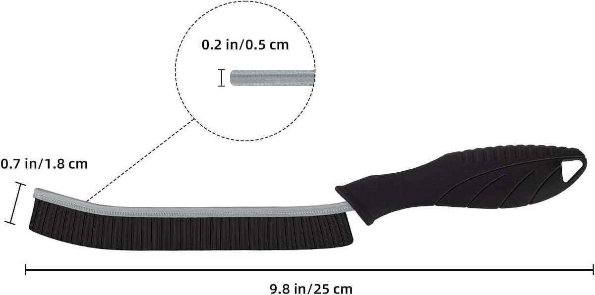 Hard Bristle Crevice Cleaning Brush - Cleaning Tools for Household Use, Multifunctional Gap Cleaning Supplies for Kitchen, Bathroom, Toilet, Window