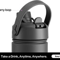POWCAN 26 oz Insulated Water Bottle with 2-in-1 Straw and Spout Lid, Keep Cold 24H, Leak-Proof, Fits in Car Cup Holder, Stainless Steel Water Bottle