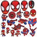 20pcs Cute Cartoon Spider Embroidered Iron On Patches, Anime Animals Sew On/Iron On Applique Embroidered Patches for T-Shirt, Jackets, Jeans