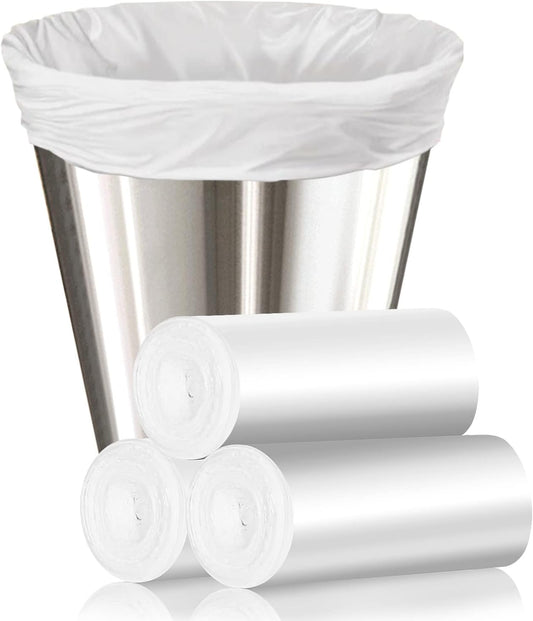 105 Count Small Trash Bags, 4 Gallon Garbage Can Liners - Unscented Wastebasket Trash Bags for Bathroom, Kitchen, Bedroom, Cleaning Supplies (15