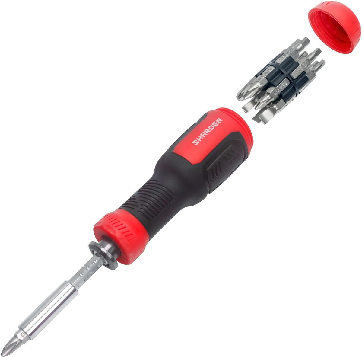 SHARDEN Multi Screwdriver 13-in-1 Screw Driver Adjustable Screwdriver Set Multitool All in One with Torx Security, Flat Head, Phillips, Hex, Square