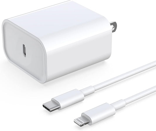 for iPhone Fast Charger, 33W USB C PD Wall Charger Block Plug with[MFi Certified]6ft Type C to Lightning Cable Quick Charging Data Sync Cord for