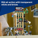 LEGO Marvel Spider-Man vs. Mysterio: The Daily Bugle Building Toy - Pretend Play Set with 7 Minifigures & Rhino Mech - Super Hero Toy for Boys