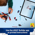 LEGO Marvel Miles Morales Mech vs. Spider-Man 2099 Building Toy for Boys & Girls - Poseable Super Hero Mech & 2 Marvel Minifigures for Kids & Fans