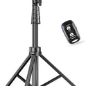 SENSYNE 62" Phone Tripod & Selfie Stick, Extendable Cell Phone Tripod Stand with Wireless Remote and Phone Holder, Compatible with iPhone Android