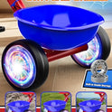 Tricycle for Toddlers 1-3 3-5 Year Olds, Spider Toddler Bike Baby Balance Bike with Colorful Lighting Wheels & Large Basket, Birthday Gift and Toy