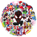 50pcs Cartoon Spider-Man Stickers for Kids,Lovely Hero and His Amazing Friends Vinyl Waterproof Decal for Water Bottle Laptop Toy Sticker for DIY