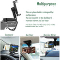 Universal Car Phone Holder Mount,360 Degrees Rotation Dashboard Phone Holder [Upgrade Clip Never Fall],car Phone Mount for