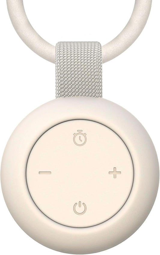 Portable Baby Sound Machine [White Noise for Babies Kids Adults][Timer Function][12 Soothing Sounds][Sleep Soother] 15 Hours Battery Life