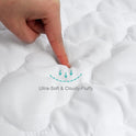 Crib Mattress Protector Sheets Fitted Waterproof Crib Mattress Pad Cover, Noiseless & Machine Wash 100% Absorbent Crib/Toddler Mattress Protector