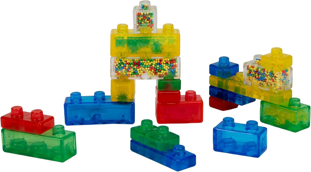 Goliath Jelly Blox Creative Kit | Includes 20 Blocks | Toddler & Preschool Building Blocks Kids Can Squeeze, Stretch, Squish | MESH ACCREDITED