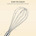 NileHome Stainless Steel Whisk Set 8" 10" 12" Kitchen Whisk Balloon Whisk Kitchen Wisk Wire Whisks for Cooking, Whisking, Blending, Beating
