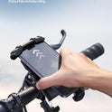 Lamicall Bike Phone Holder, Motorcycle Mount - Motorcycle Phone Holder, Handlebar Cell Phone Clamp, Scooter Phone Clip for iPhone Air 17 Pro Max, 16