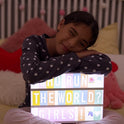 BONNYCO Pink Cinema Light Box with 400 Letters, Emojis, 2 Markers. Led Light Box Home Office and Room Decor, Cinema Led Sign Letters Board. Gifts