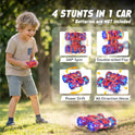 Spider Gesture Sensing Remote Control Car, Double Sided RC Cars with Full-Body Light, 2.4GHz Hand Controlled Rechargeable RC Stunt Car Toys Birthday