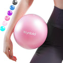 Small Exercise Ball, 9 Inch Mini Pilates Ball, Anti Burst and Slip Resistant Mini Yoga Ball for Stability, Fitness, Physical Therapy, Stretching