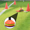 25/50/100pcs Disc Cones, Agility Soccer Cones with Carry Bag and Holder, Soccer Cones for Sports Training, Football, Soccer, Basketball, Coaching