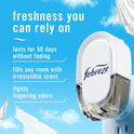 Febreze Plug In Air Freshener, Odor-Fighting Scented Oil Refill, Air Fresheners for Home and Bathroom and Kitchen, Long Lasting for Strong Odors