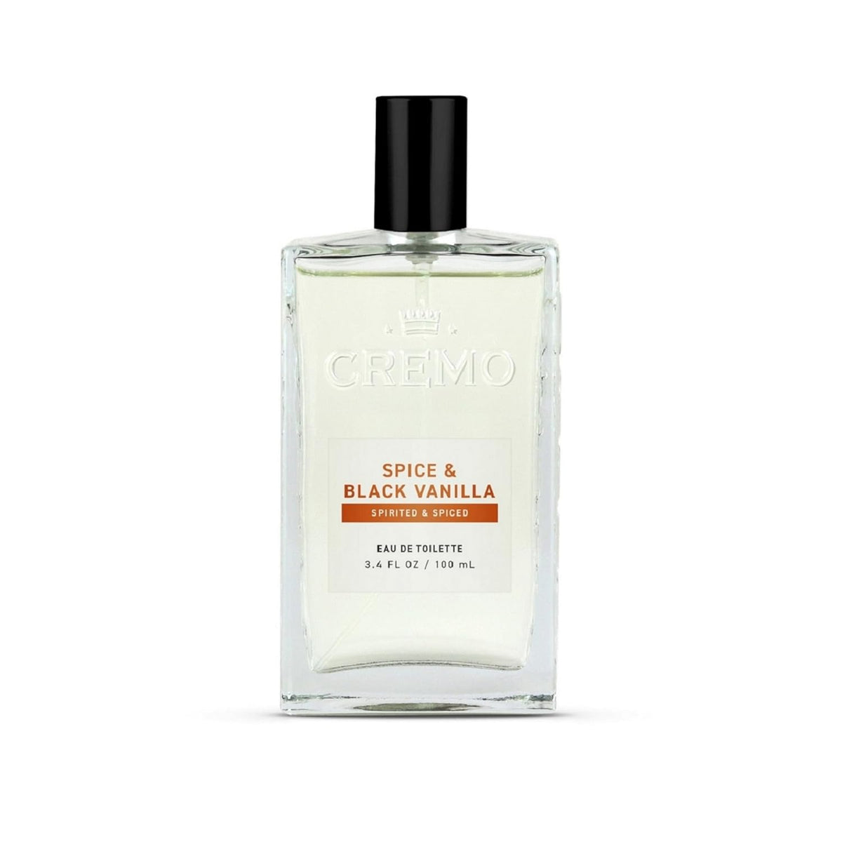 Cremo Cologne for Men - Spice & Black Vanilla Mens Cologne Spray - An Explosion of Vibrant Spices, Dark Woods and Black Vanilla, Fragrances For Men, 3.4 Fl Oz - Cart Shape