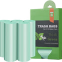 Compostable Trash Garbage bags,AYOTEE 13-15 Gallon Tall Kitchen Trash Bags,Heavy Duty Unscented 1.18Mils 55 Liter,60 Count,Strong Thicken Rubbish
