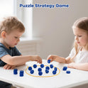 Magnetic Chess Game with Full-Size Stones, Magnet Game with String, for Family & Party & Travel & Camping, Puzzle Strategy Games, 2 Player Games for