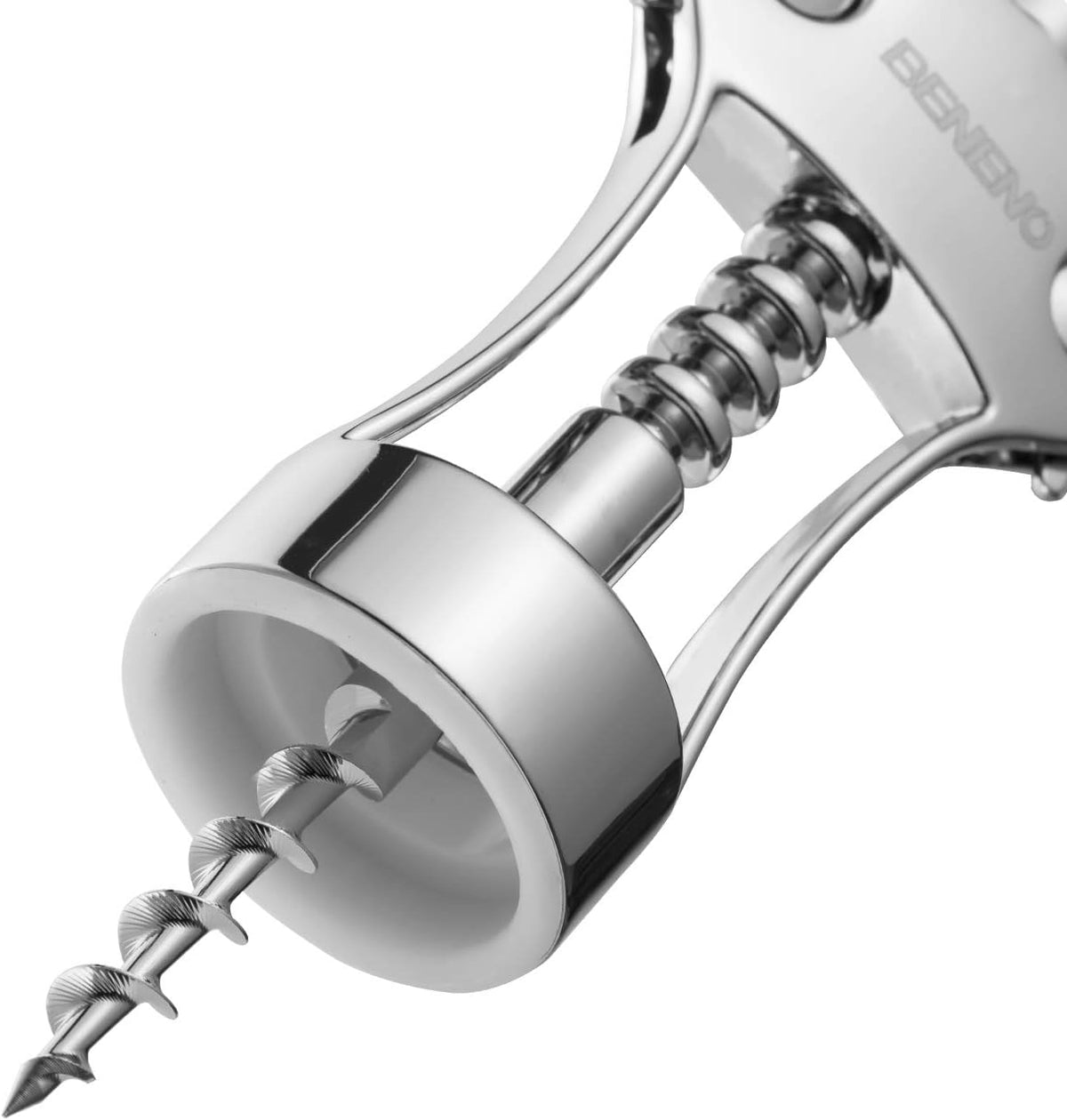 Beneno Wine Opener, Zinc Alloy Premium Wing Corkscrew with Multifunctional Bottles Opener, Sharp Wine Corkscrew with Ergonomic Non-Slip Wing Handle