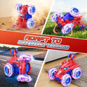 Spider remote control car rc cars toys,Cool rechargeable stunt rc car with 360 flips 4WD wheel with bright light,Fun outdoor toys gifts for kids
