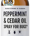 Kate's Home & Garden Peppermint Oil Spray for Bugs, Ants, Insects, Spiders. Pesticide and Insecticide Indoor Repellent Pest Control with Cedarwood