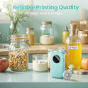 Phomemo Label Maker, D30 Portable Bluetooth Mini Label Printer Machine, Smartphone Handheld Thermal Sticker Small Labeler Multiple Templates Fonts