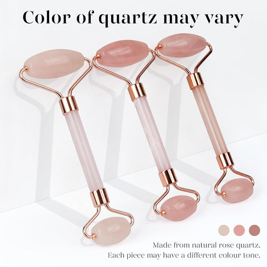 BAIMEI IcyMe Jade Roller & Gua Sha, Face Roller Redness Reducing Skin Care Tools, Self Care Pink Gift for Men Women, Massager for Face, Eyes, Neck
