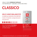 Illy Espresso Compatible Capsules - Single-Serve Coffee Capsules & Pods - Classico Roast - Notes Of Caramel, Orange Blossom & Jasmine Coffee Pods