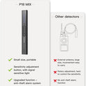 Hidden Camera Detectors, Bug Detector Anti Spy Camera Finder, GPS Tracker Detector Hidden Device Detector 6 Modes for Travel, Car, Bathroom,Office